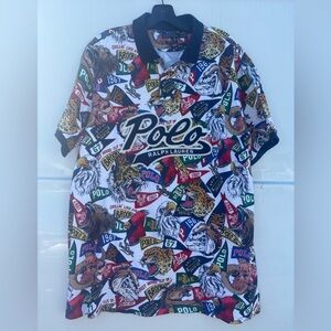 Ralph Lauren Multicolor Polo Graphic Tee